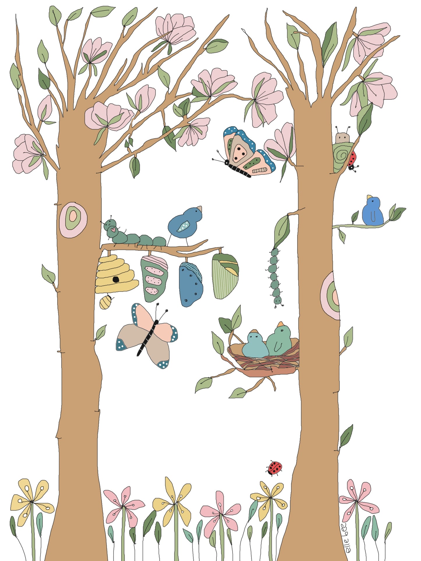 Greeting card “Spring”