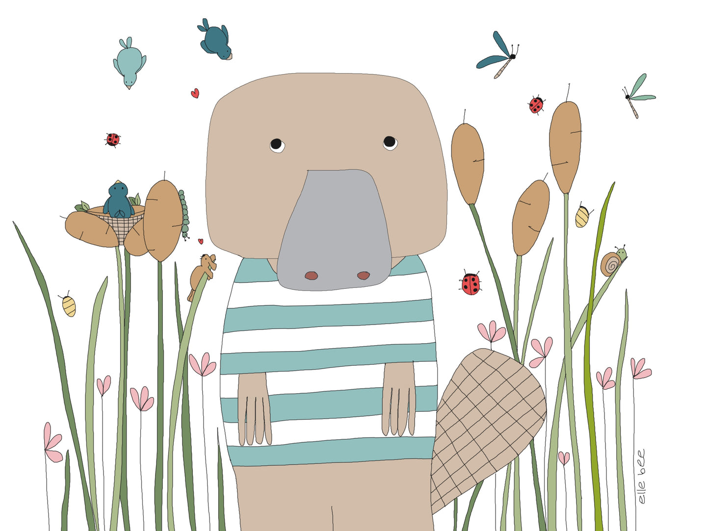 Greeting card “Platypus”
