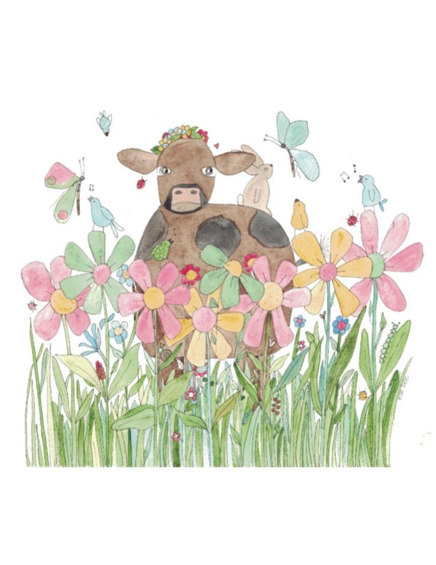 "Daisy's Daisy Crown" greeting card