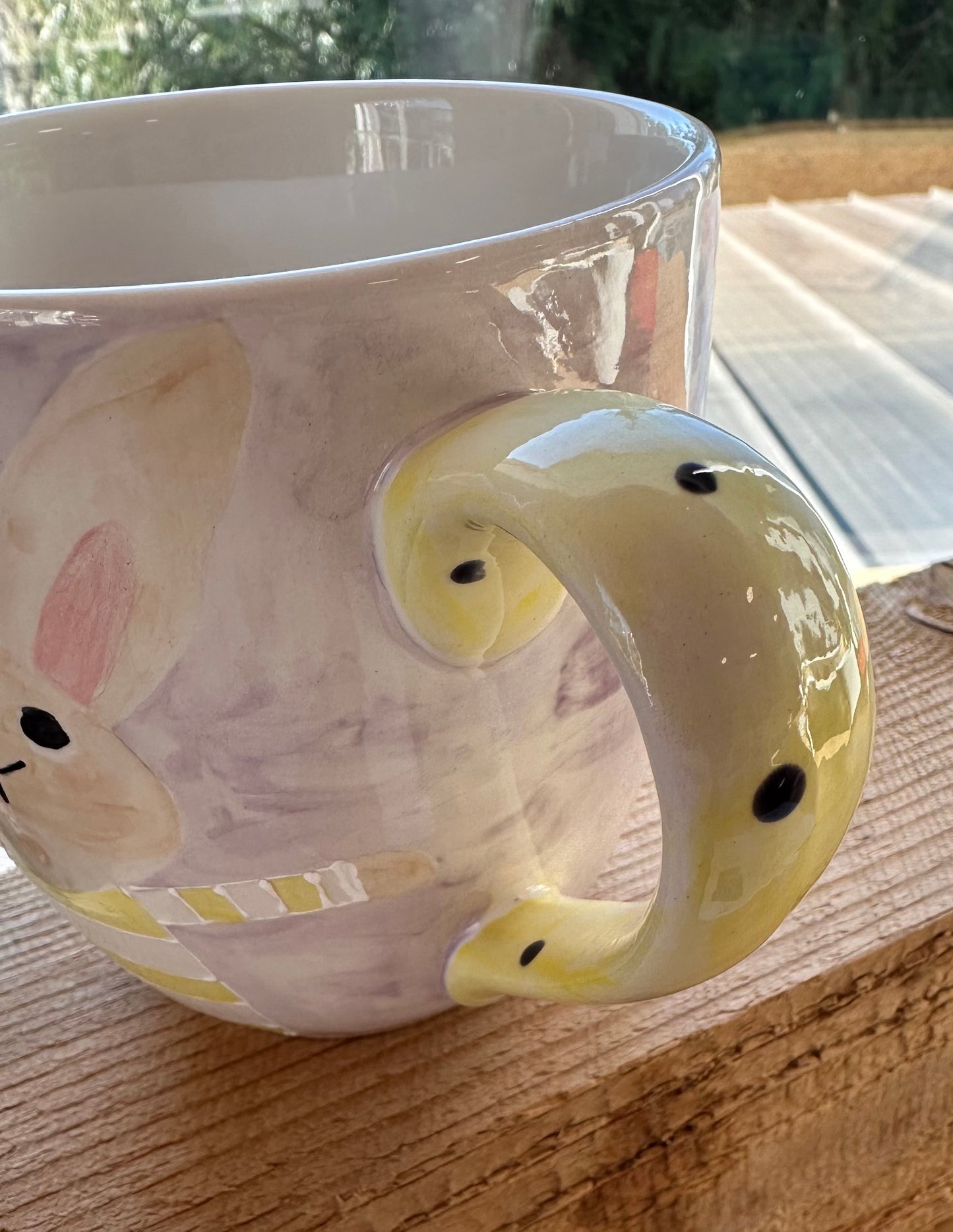 Spring Bunny! large coffee / tea mug