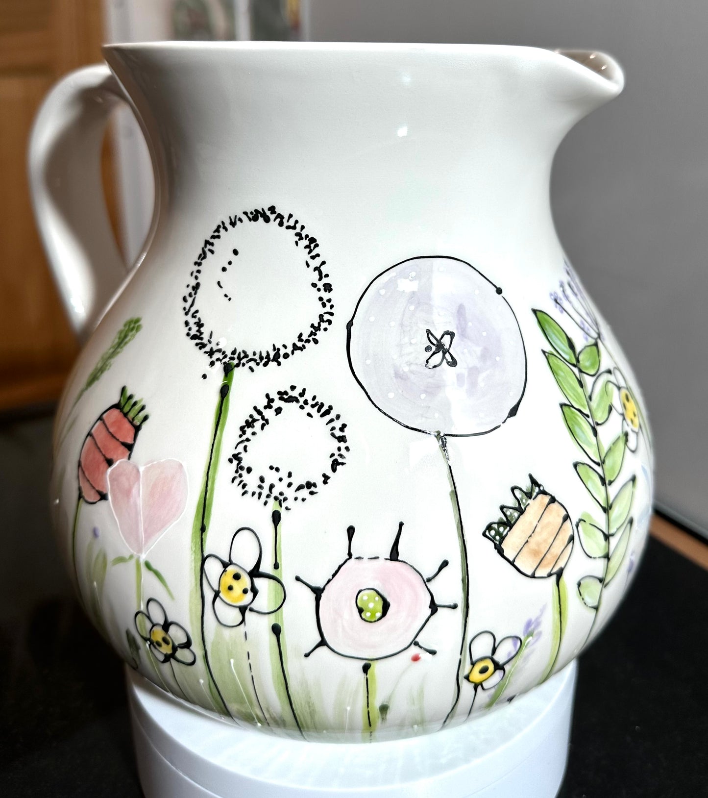 My Garden Heals me large pitcher / jug