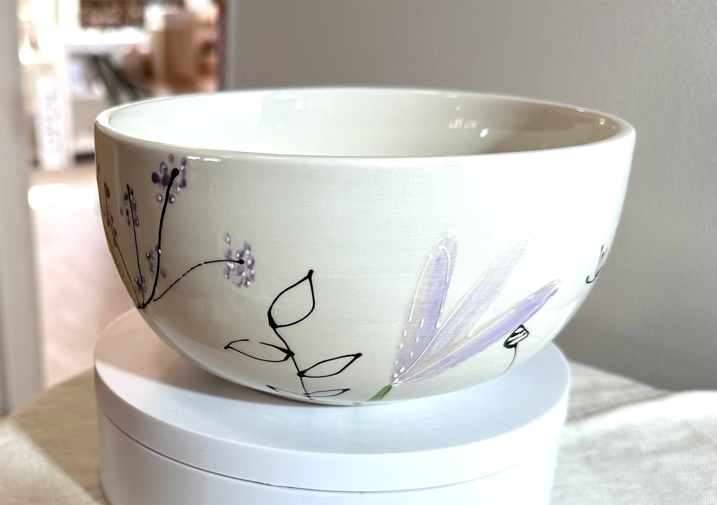 Healing garden cereal bowl