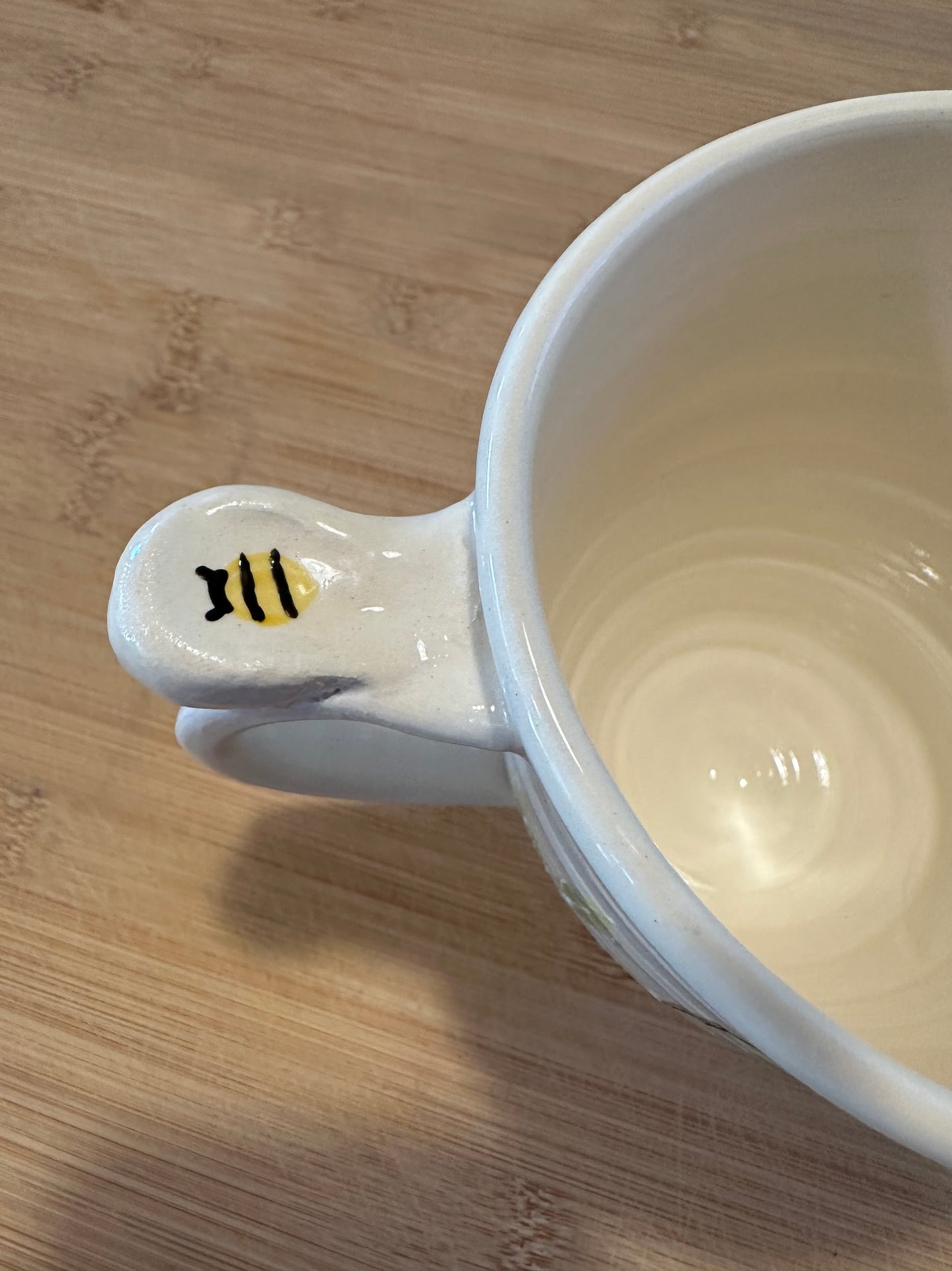 Plant lover Large wheel thrown mug