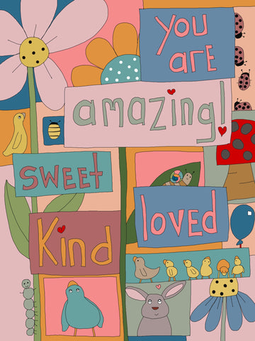 “You are sweet & kind” greeting card