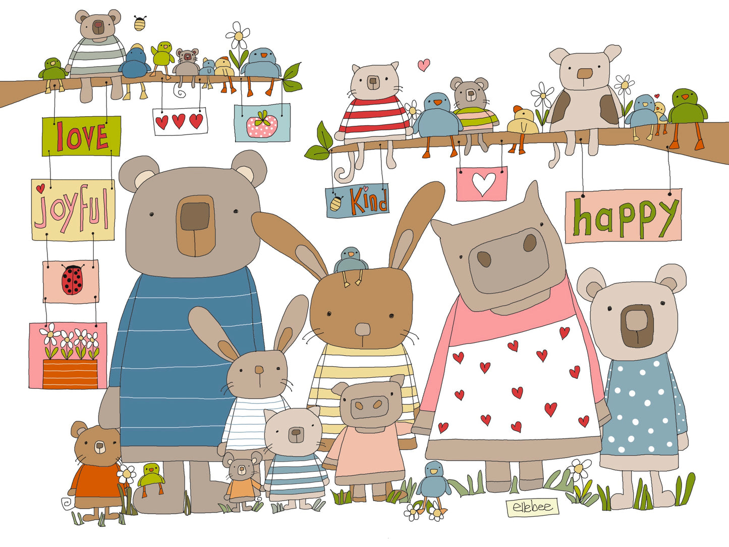 “‘Forest Friends” greeting card