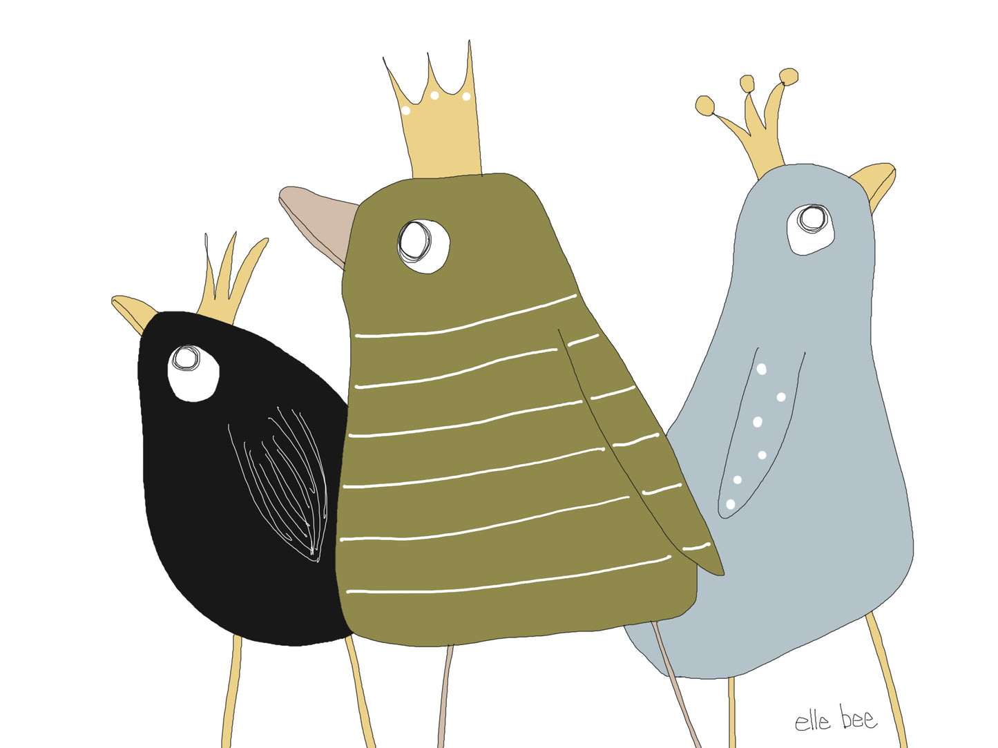 “‘Three Crowns” greeting card