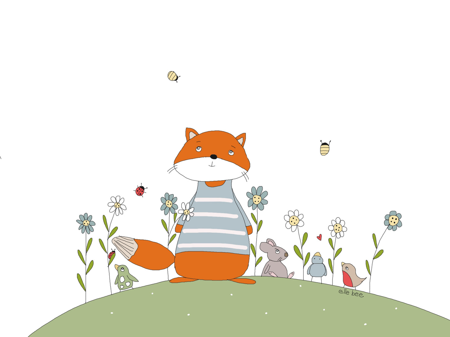 "Little Fox” greeting card