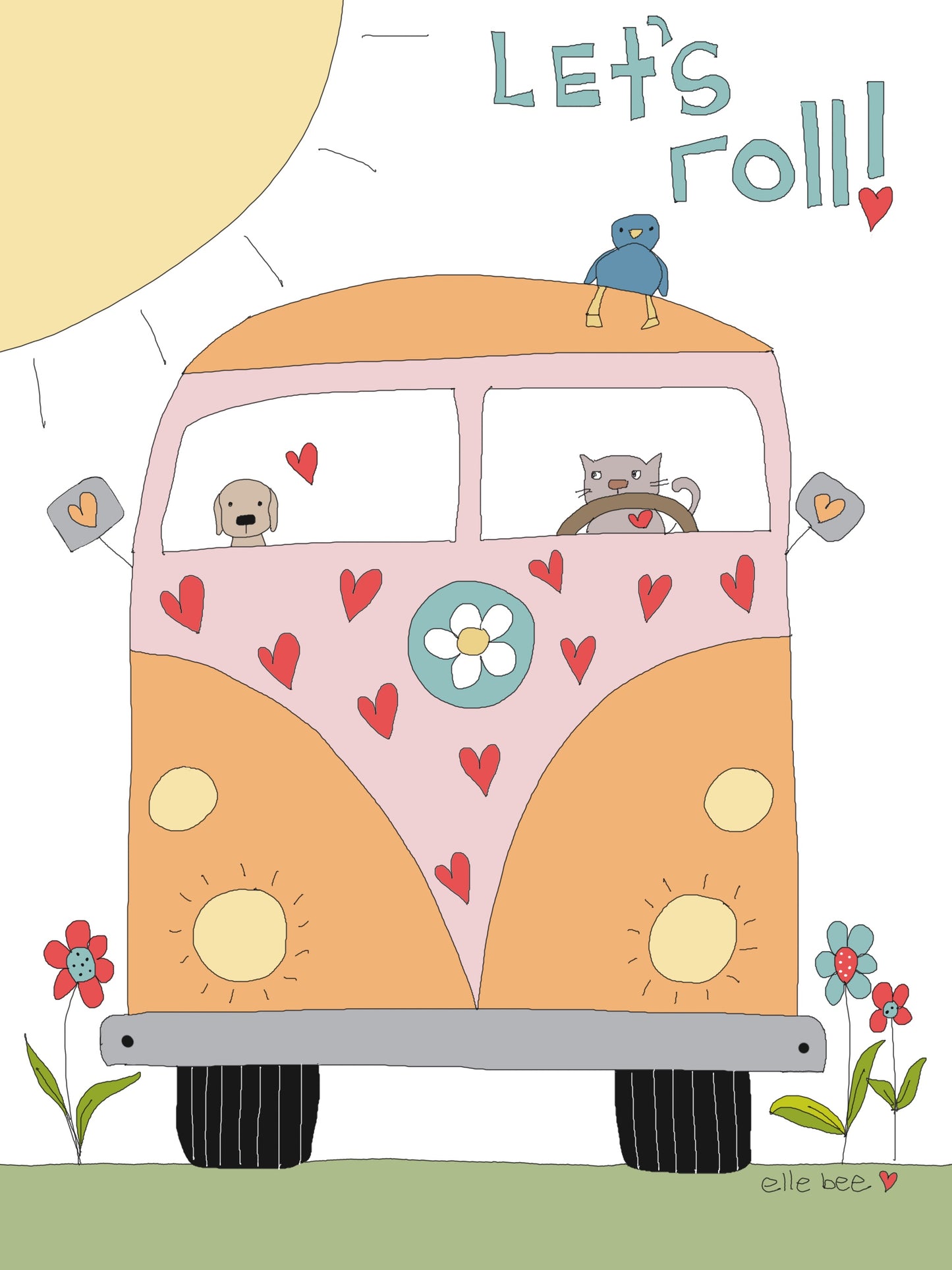 Let’s Roll! greeting card