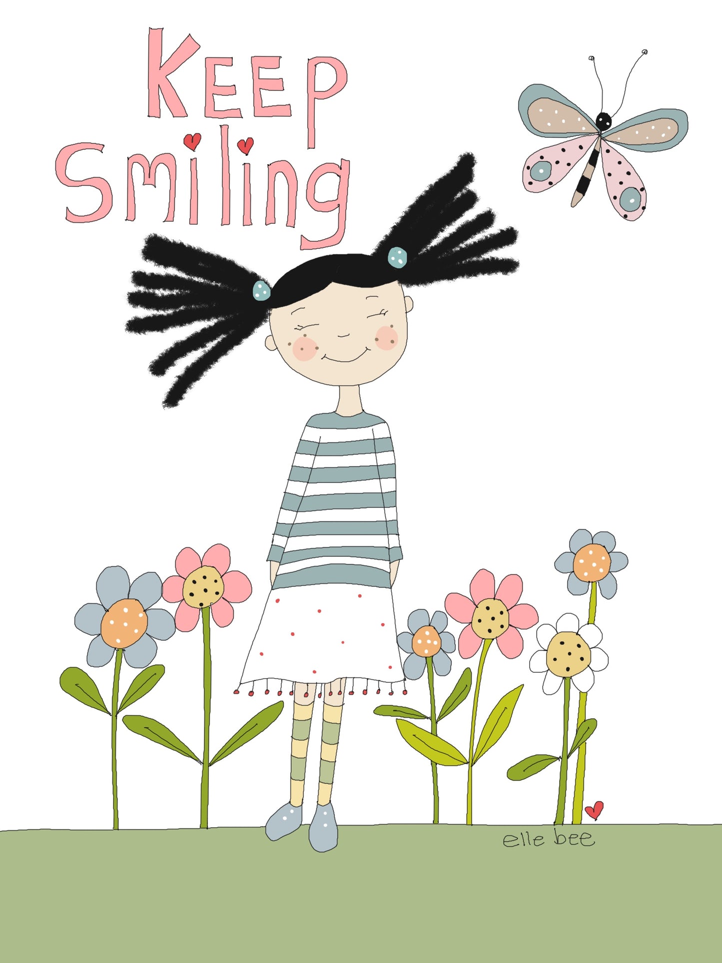 Keep Smiling greeting card