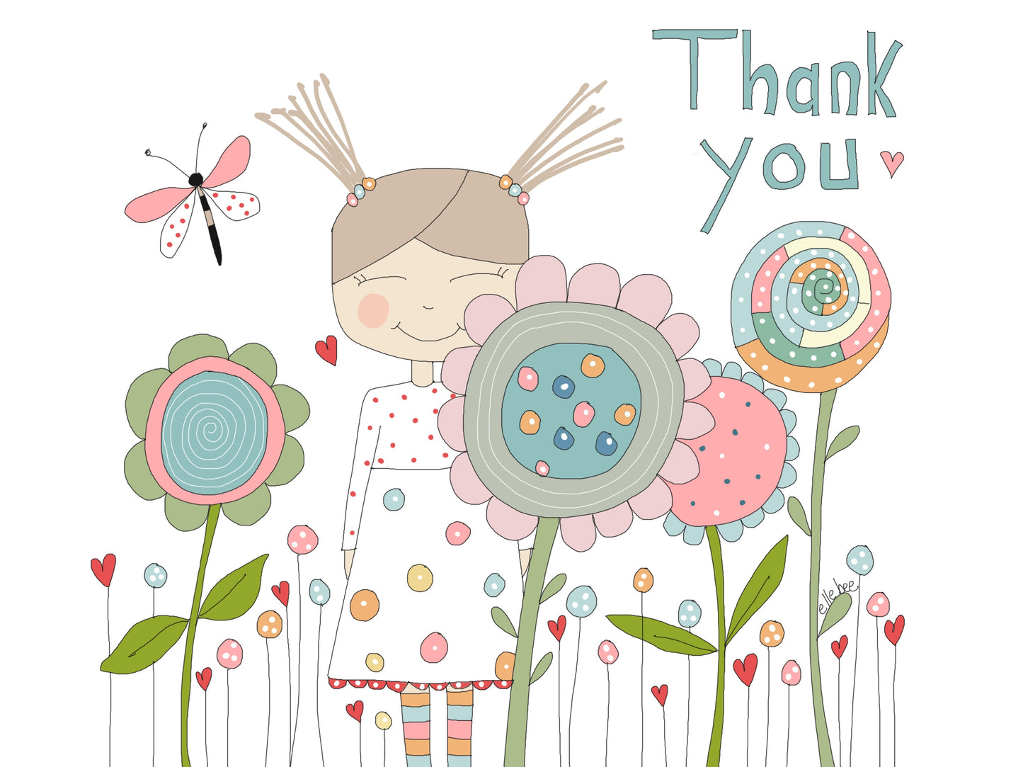 Thank you greeting card