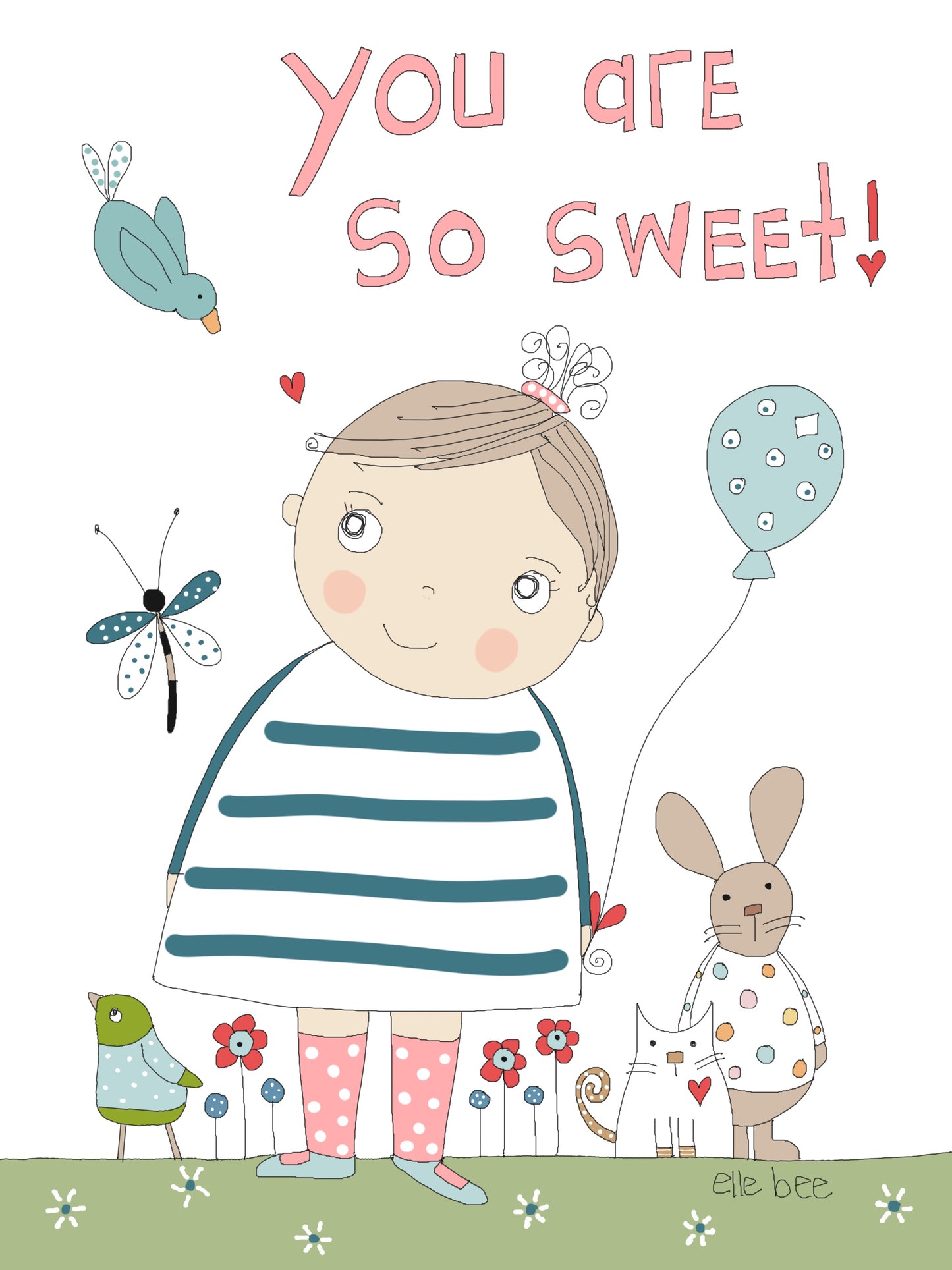 You are so sweet greeting card