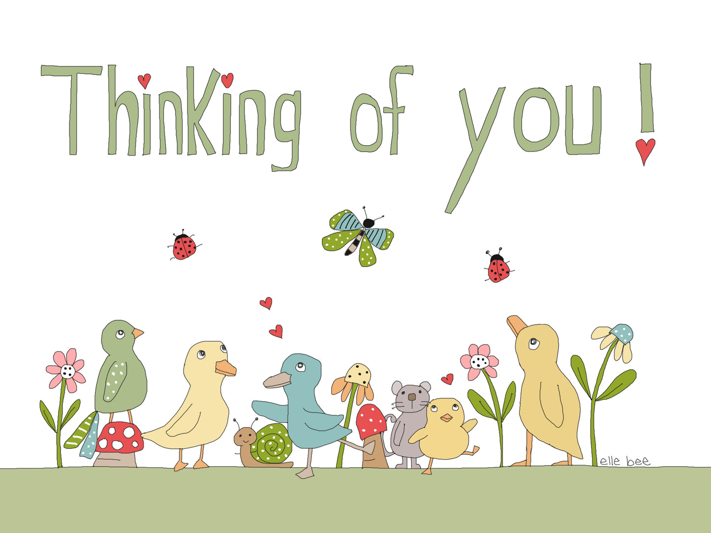 Thinking of you greeting card