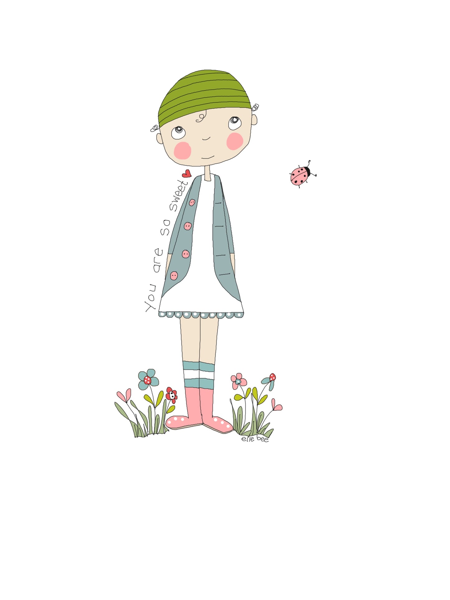 You are so sweet greeting card