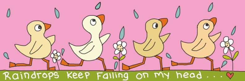 4 Ducks in the rain Bookmark
