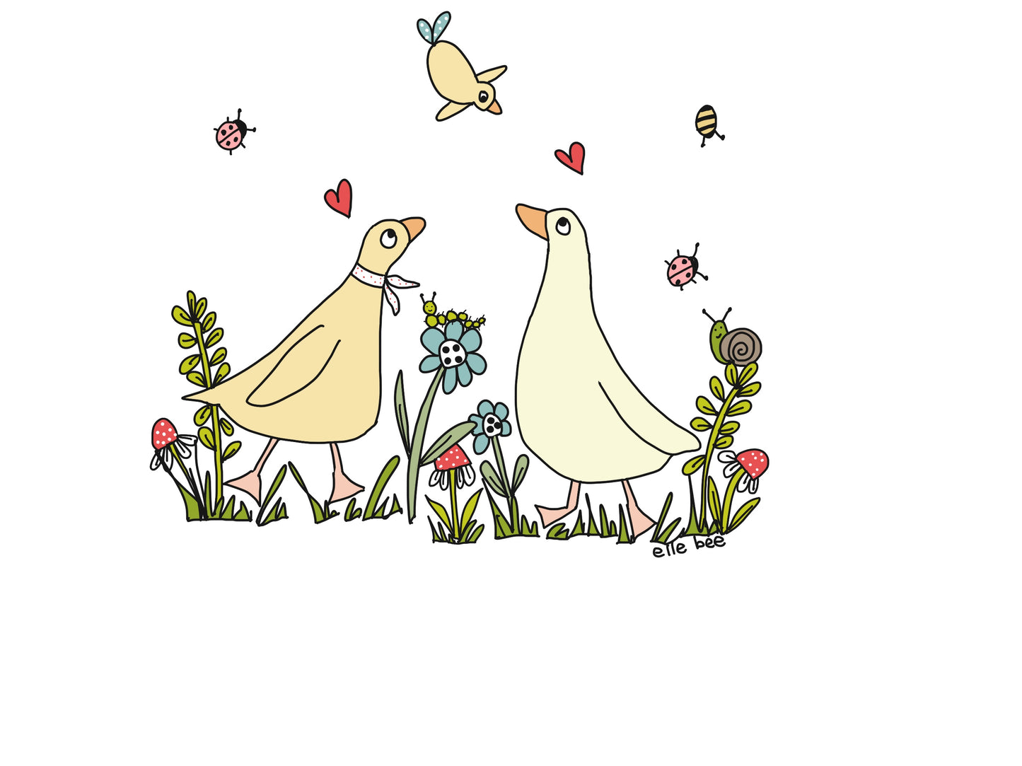Hello little one greeting card