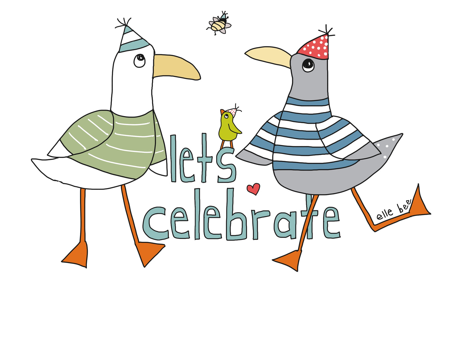 Let’s celebrate! greeting card