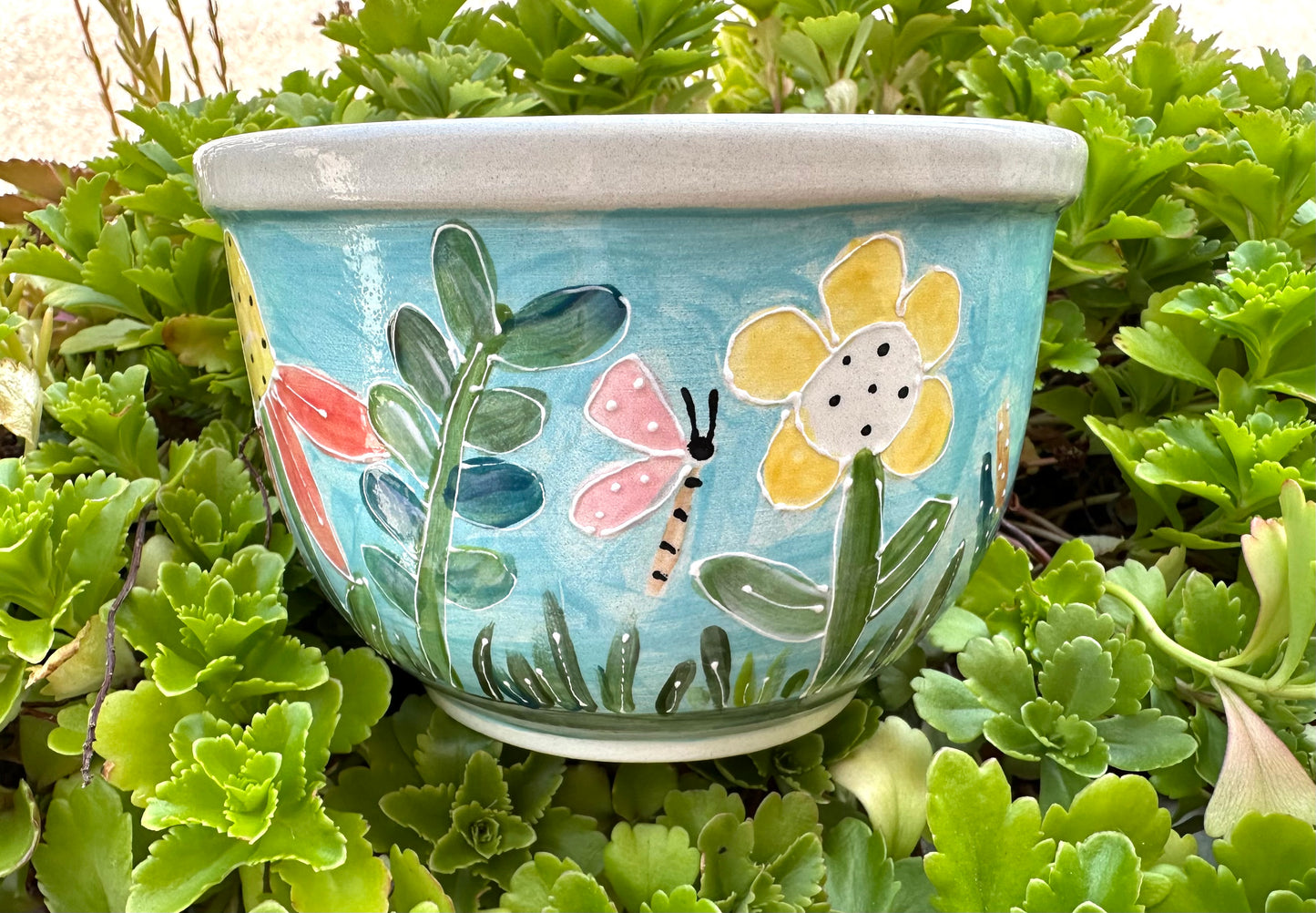 Busy garden bowl
