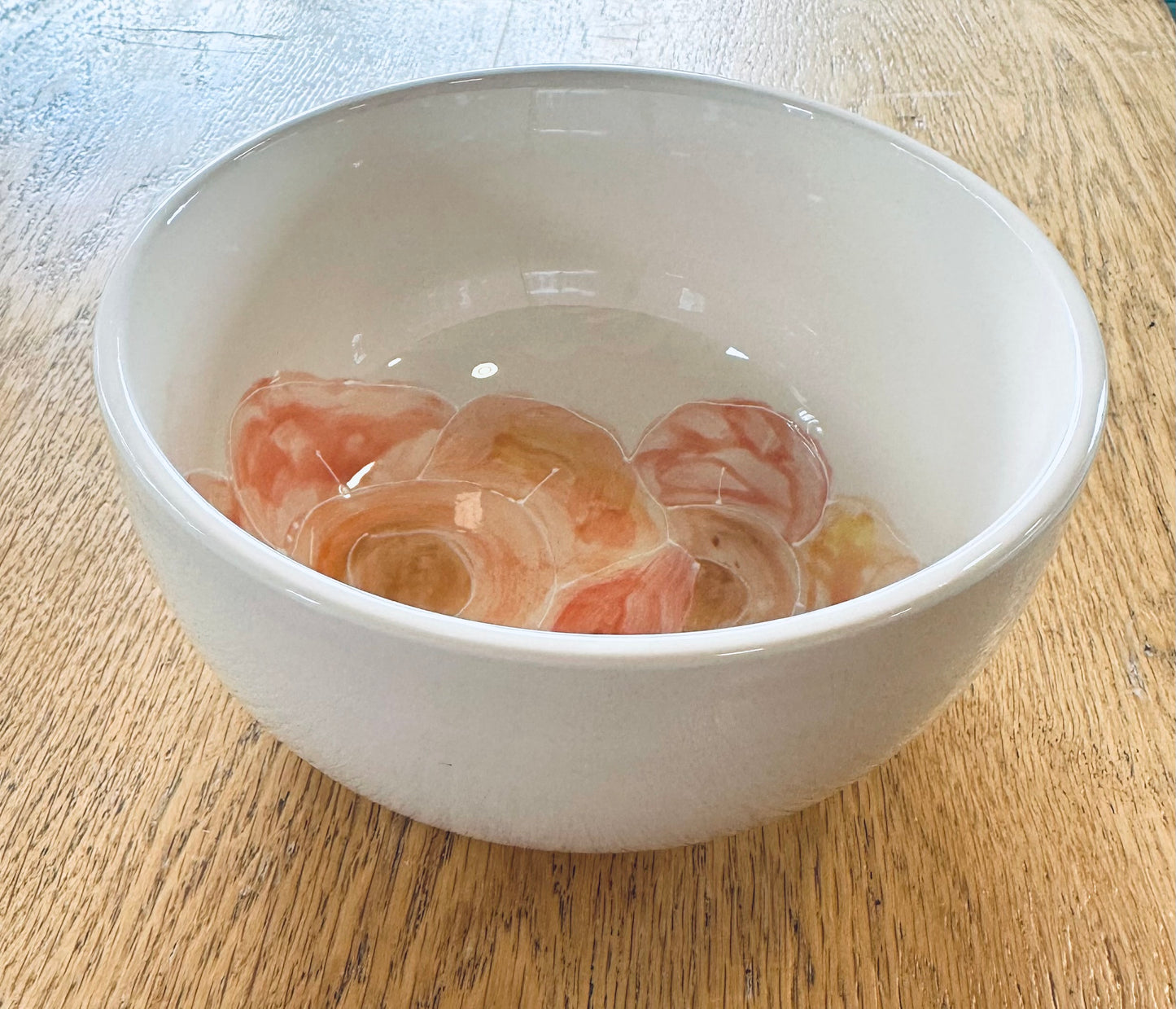 Poppies cereal bowl