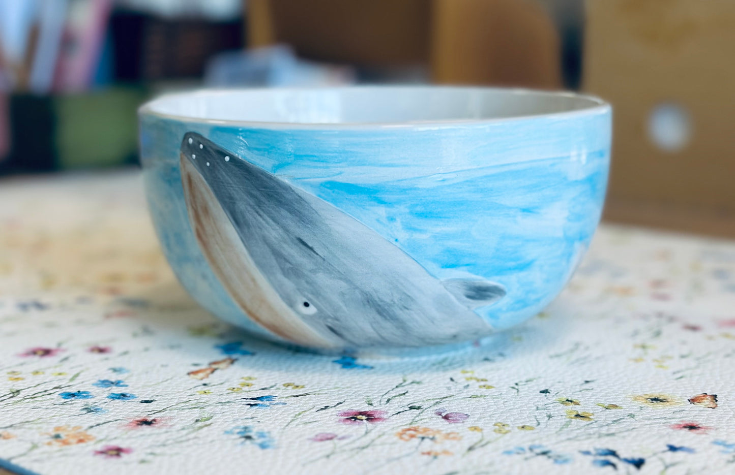 Whale & Starfish cereal bowl