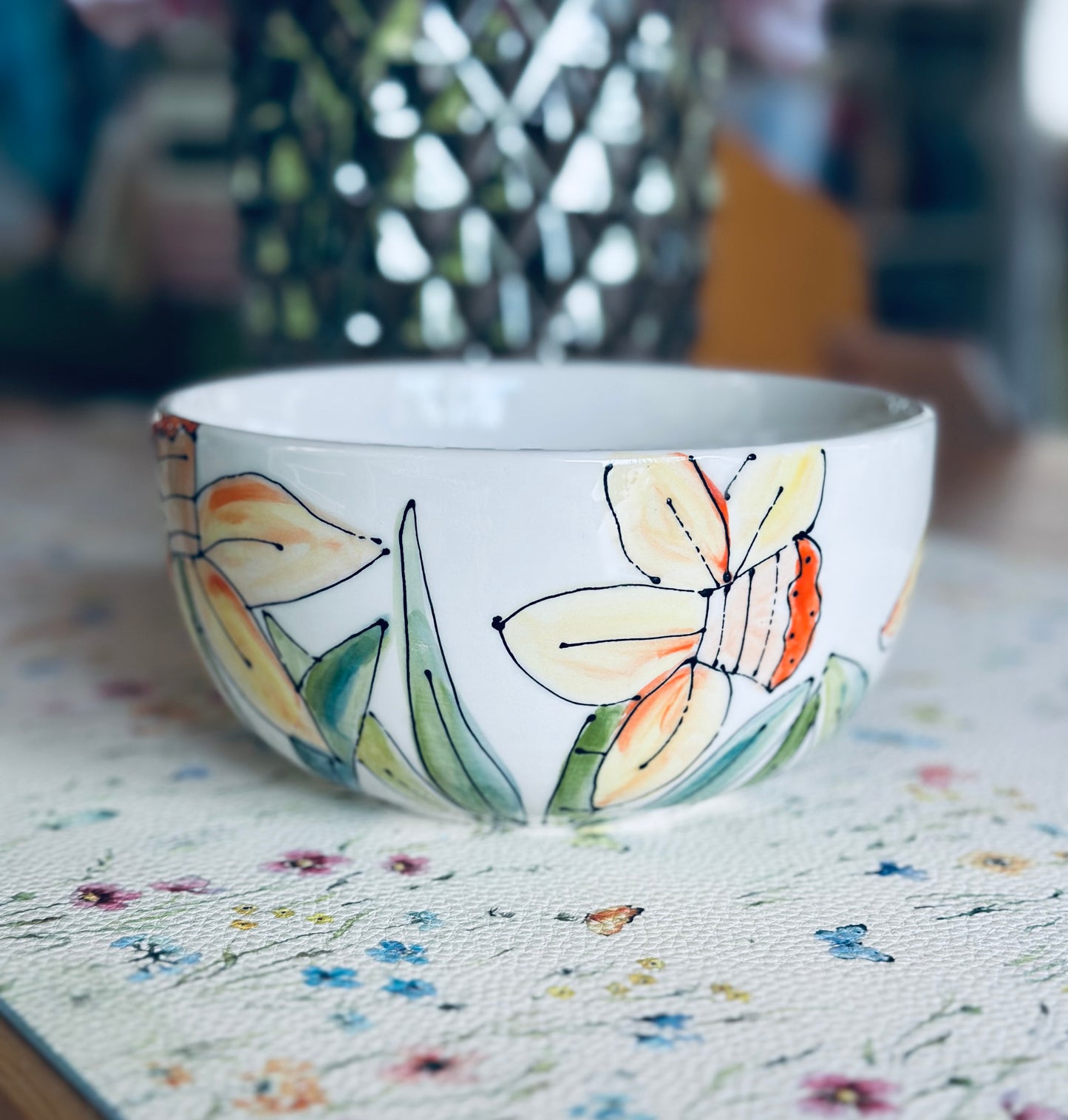 Daffodil Garden cereal bowl