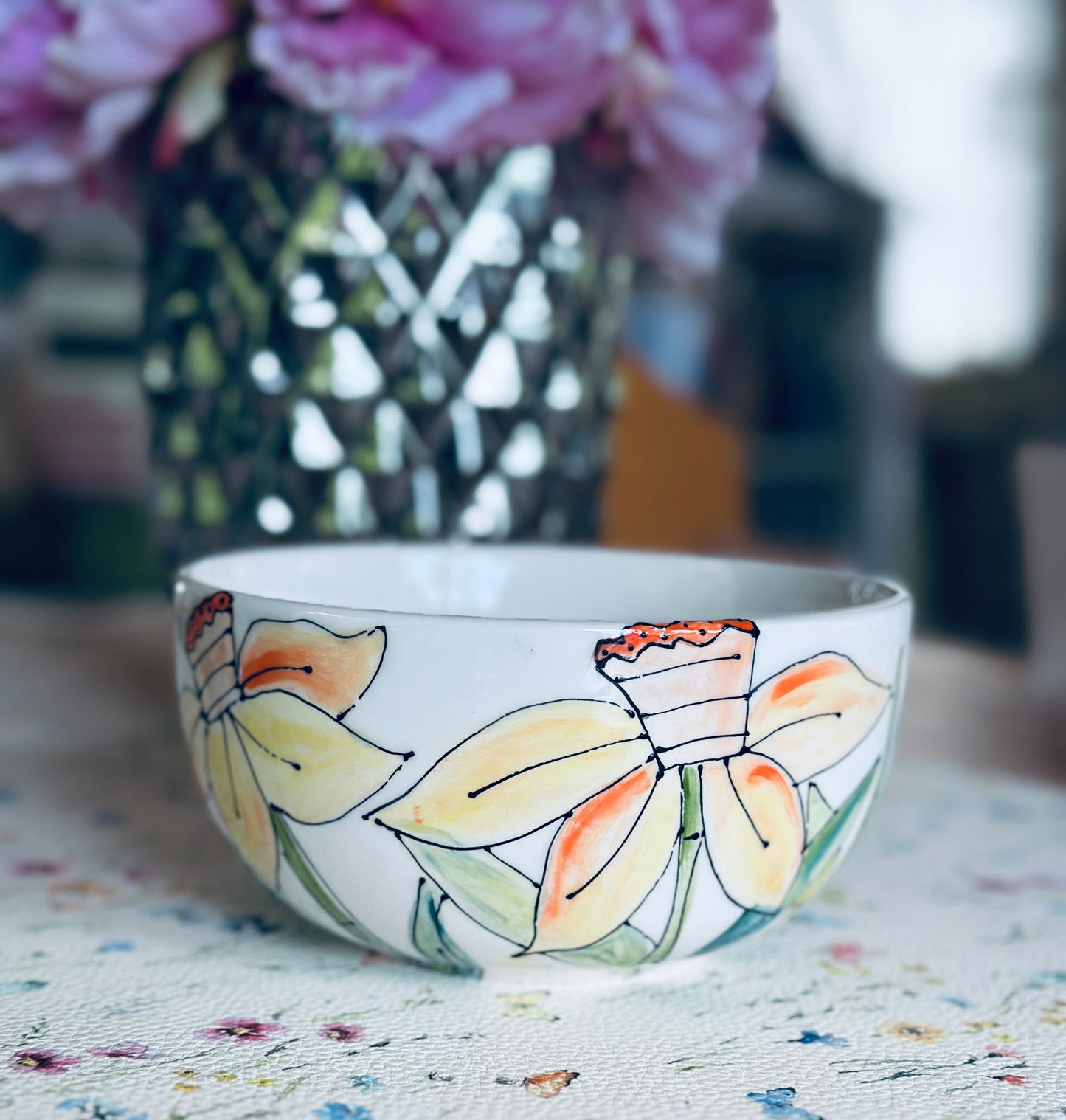Daffodil Garden cereal bowl