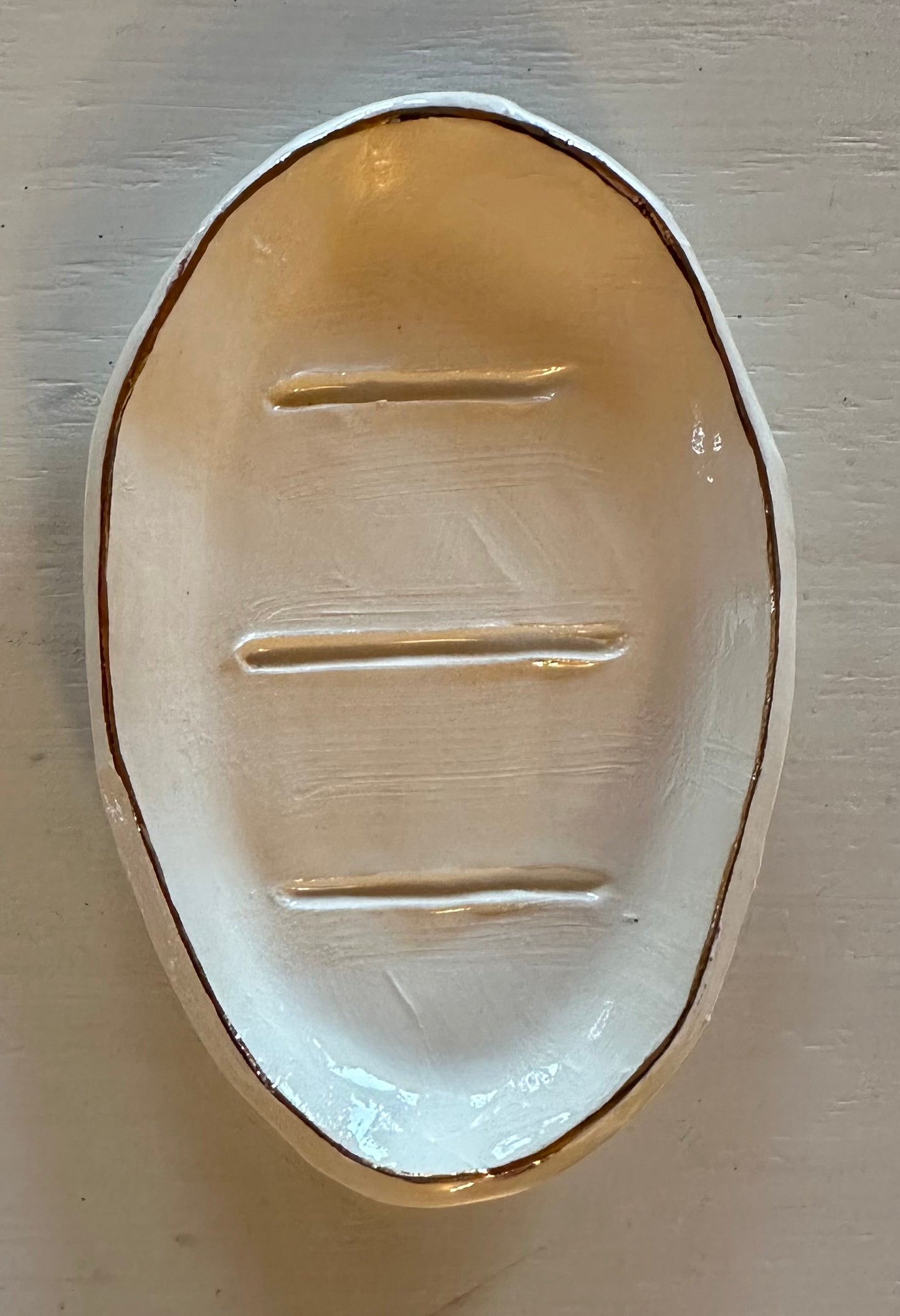 24 karat gold soap dish