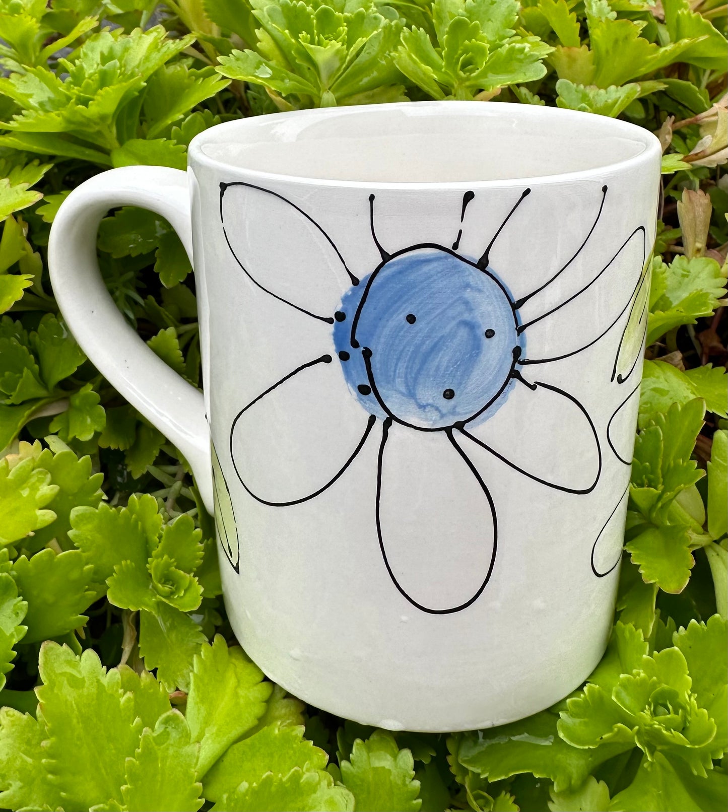 Blue Daisy mug