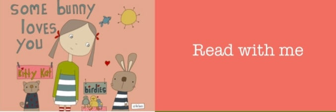 Some bunny loves you/Read with me bookmark