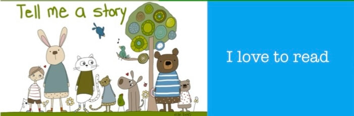 Tell me a story/I love to read bookmark