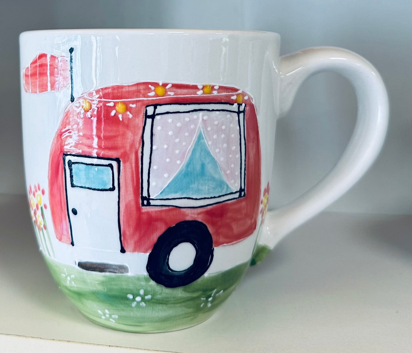 Travel trailer large coffee / tea mug