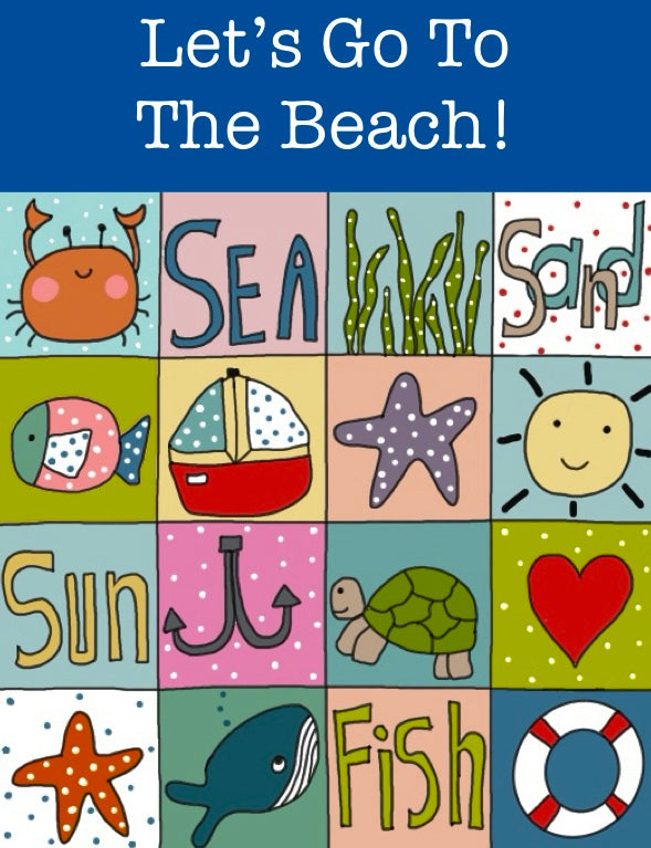 Let’s Go To The Beach! greeting card