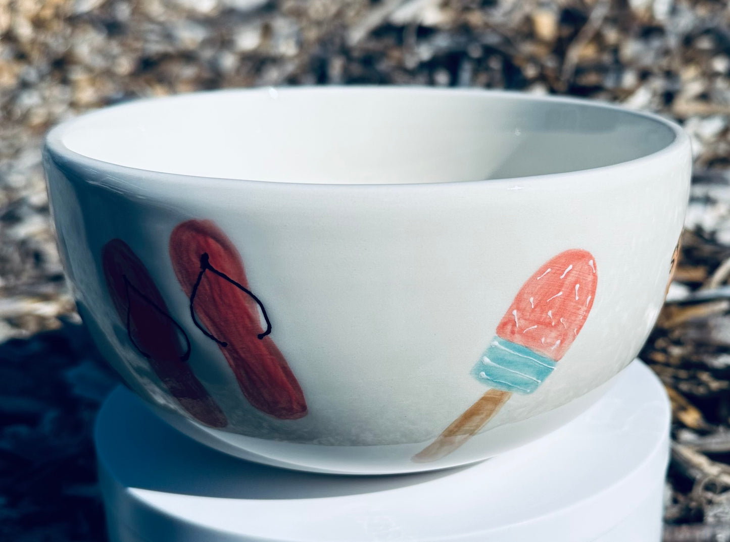 Summer Vibes cereal bowl