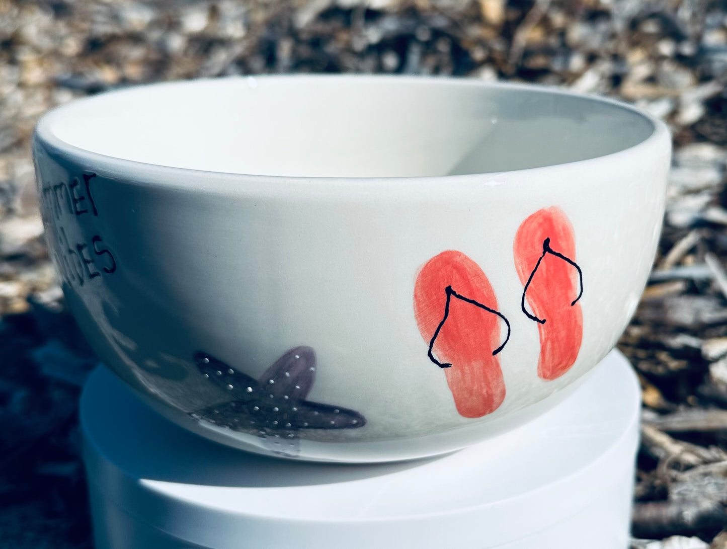 Summer Vibes cereal bowl