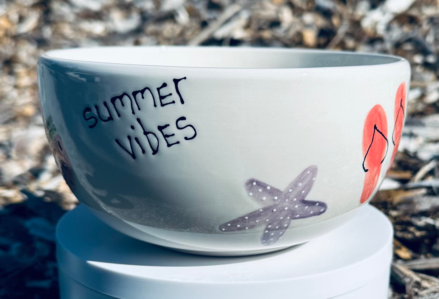 Summer Vibes cereal bowl