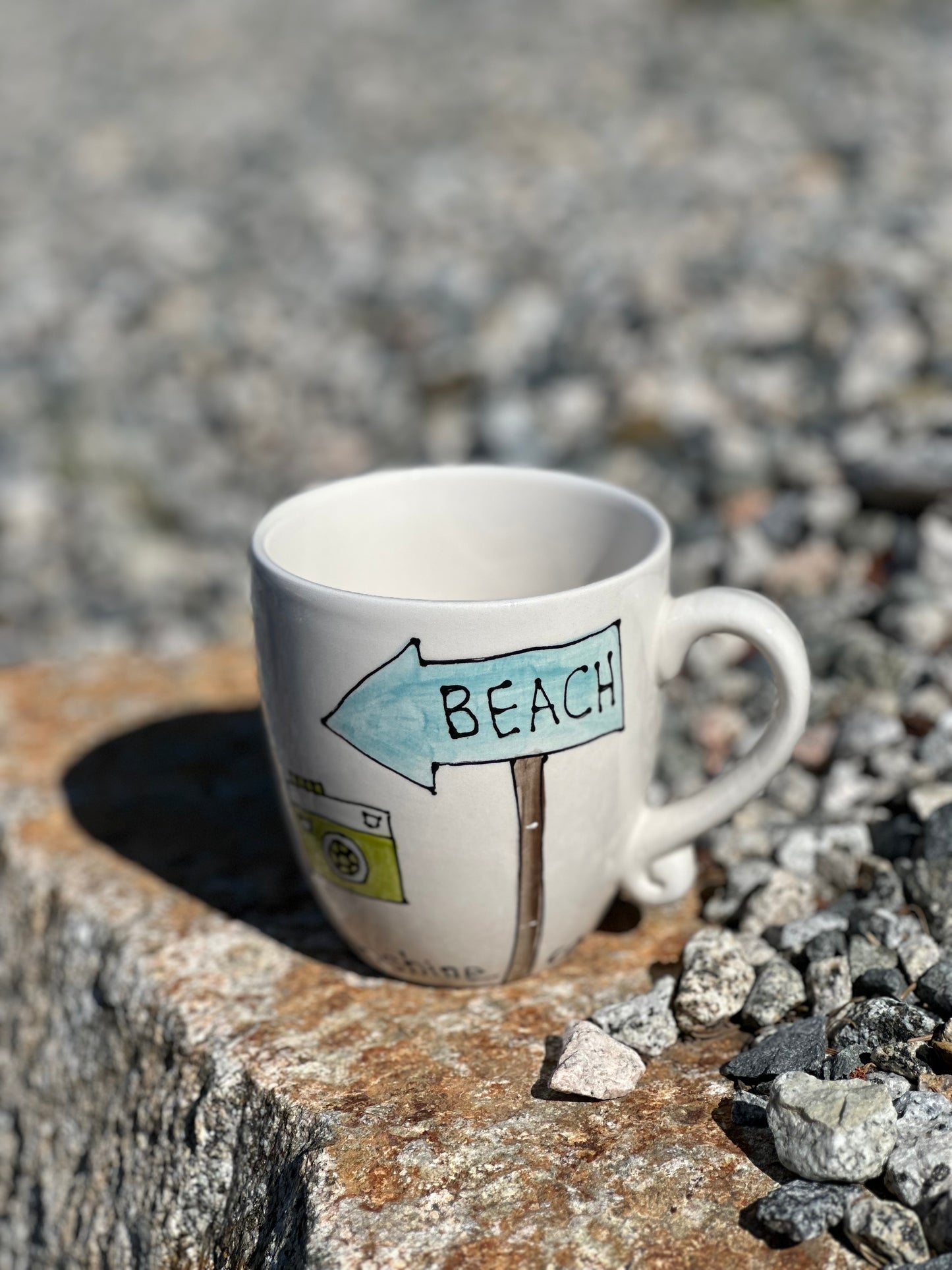 To the Beach mug Sunshine Coast BC