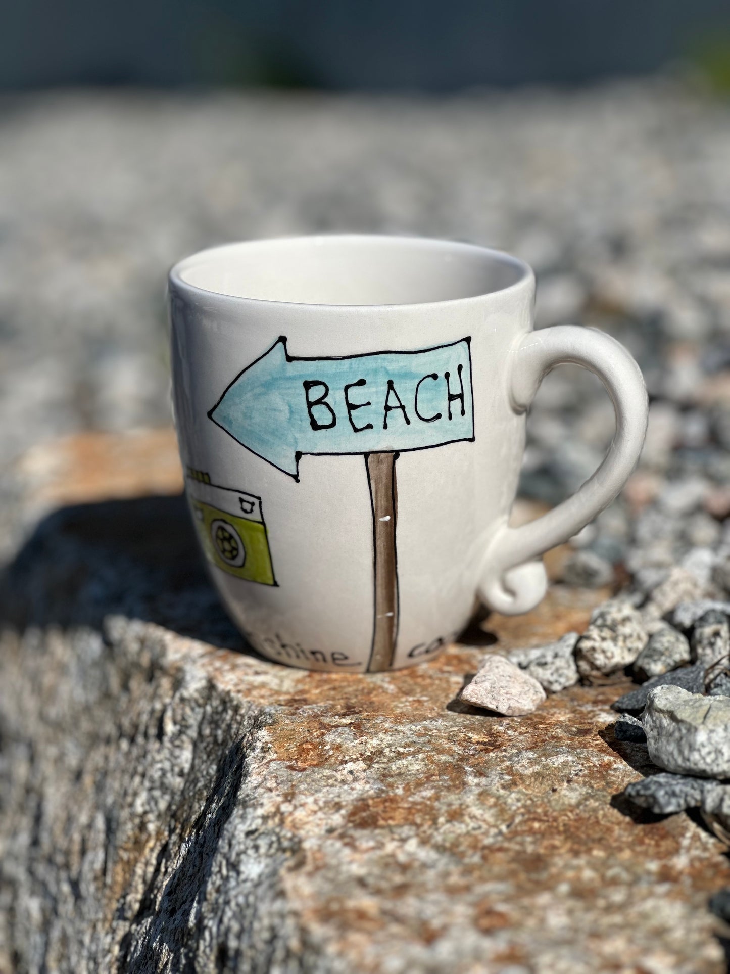 To the Beach mug Sunshine Coast BC