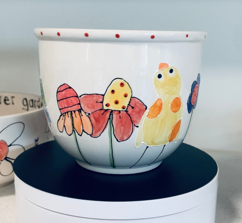 Chile bowl "Bird garden"