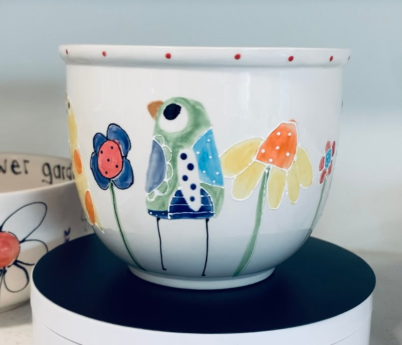 Chile bowl "Bird garden"