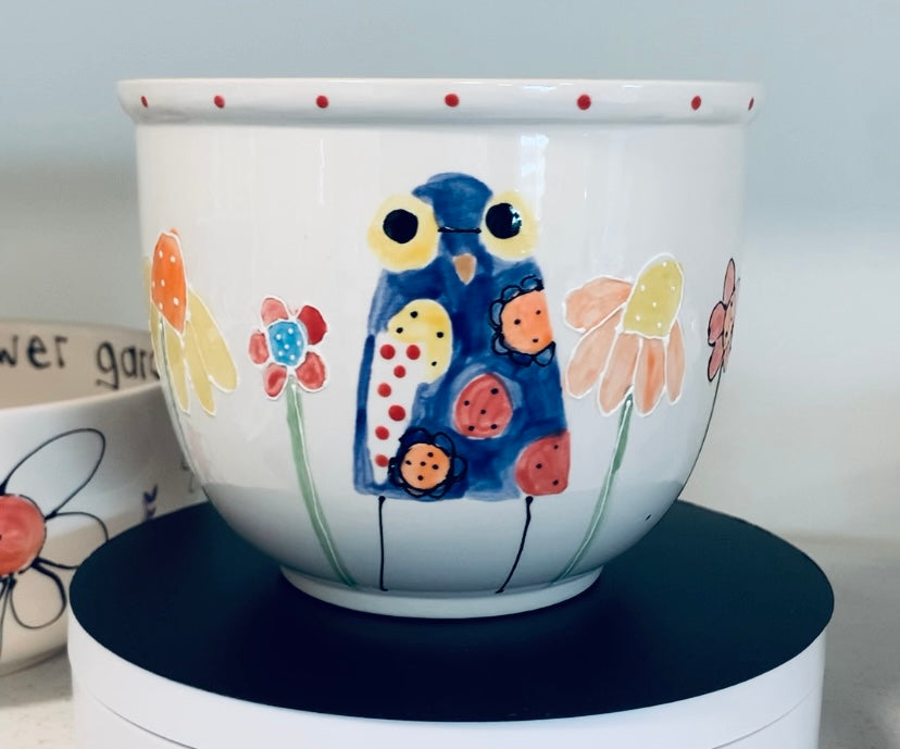 Chile bowl "Bird garden"