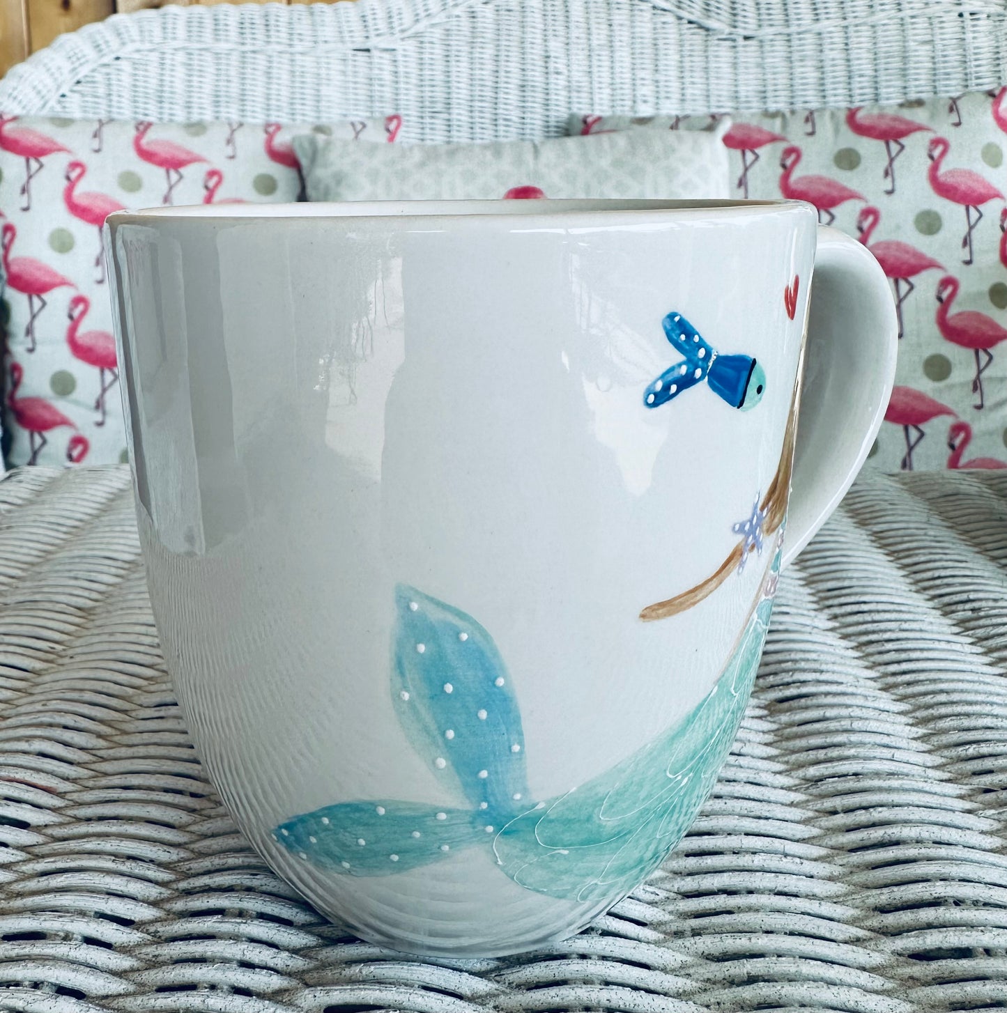 Mermaid large coffee / tea mug