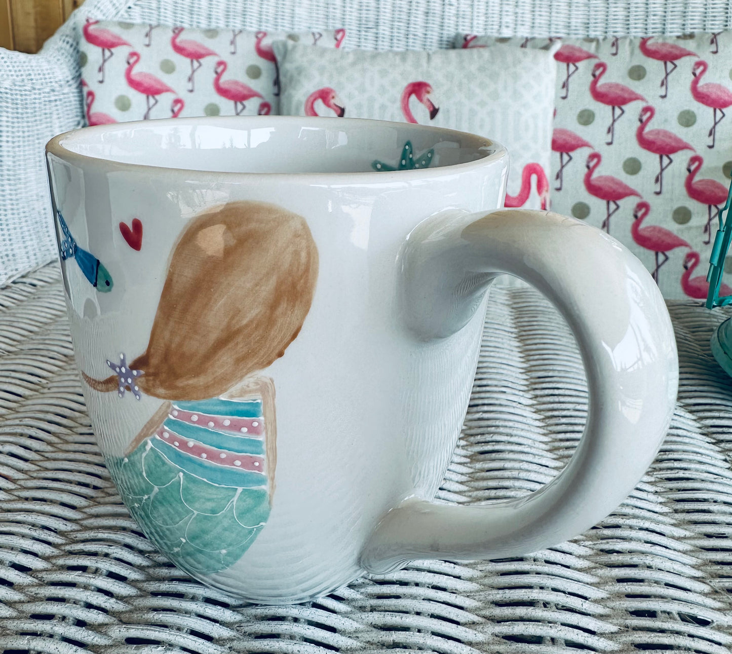 Mermaid large coffee / tea mug