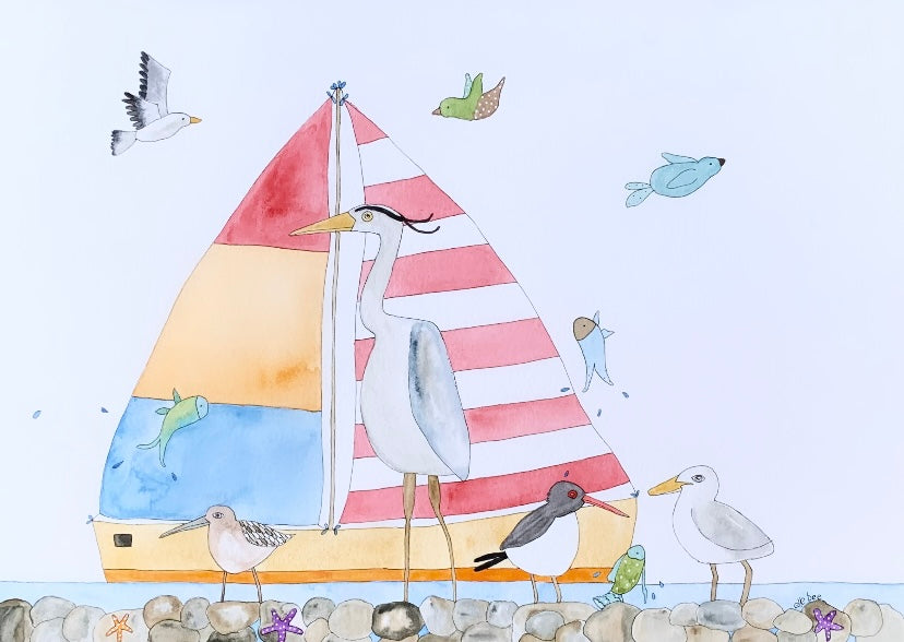 "Davis Bay" original watercolour