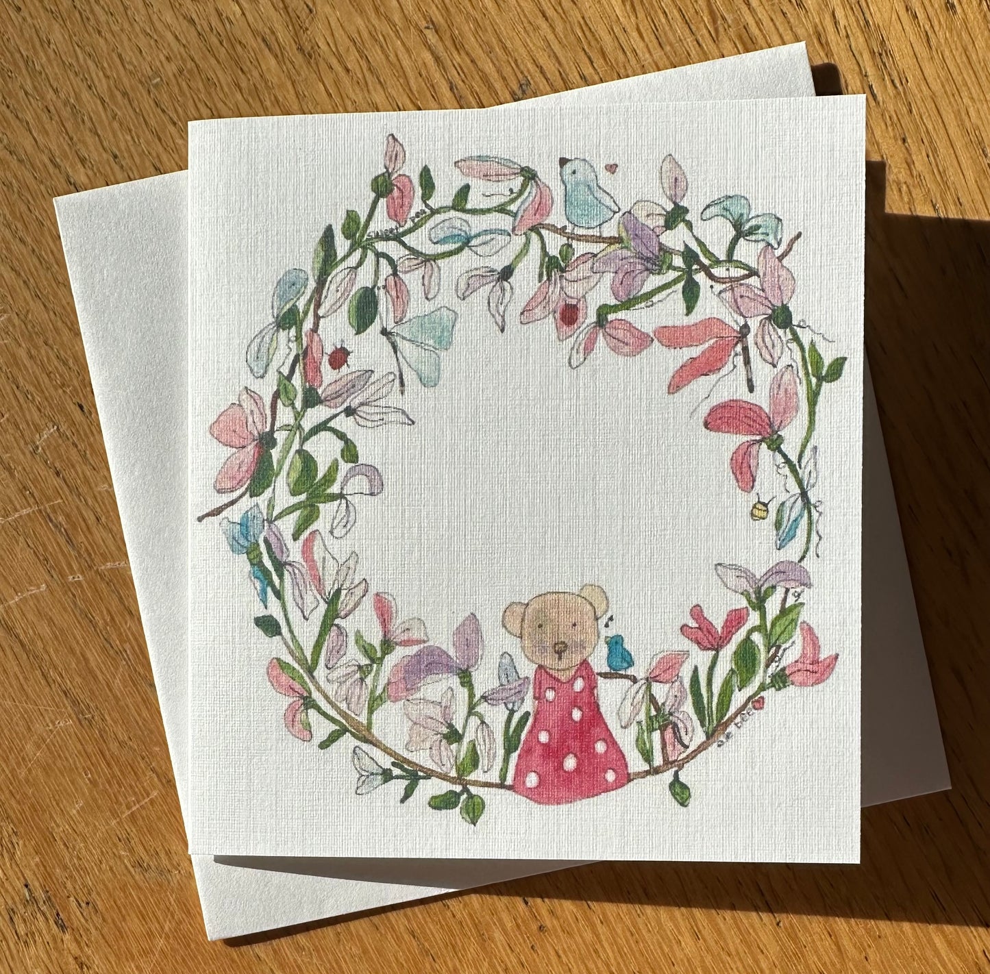 "Sweet Pea" greeting card