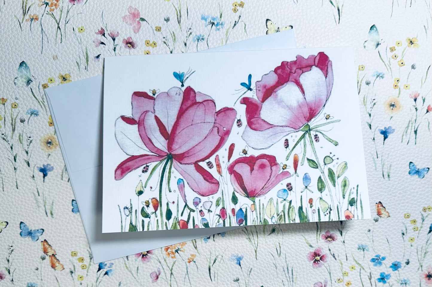 In Full Bloom 5”x7” greeting card