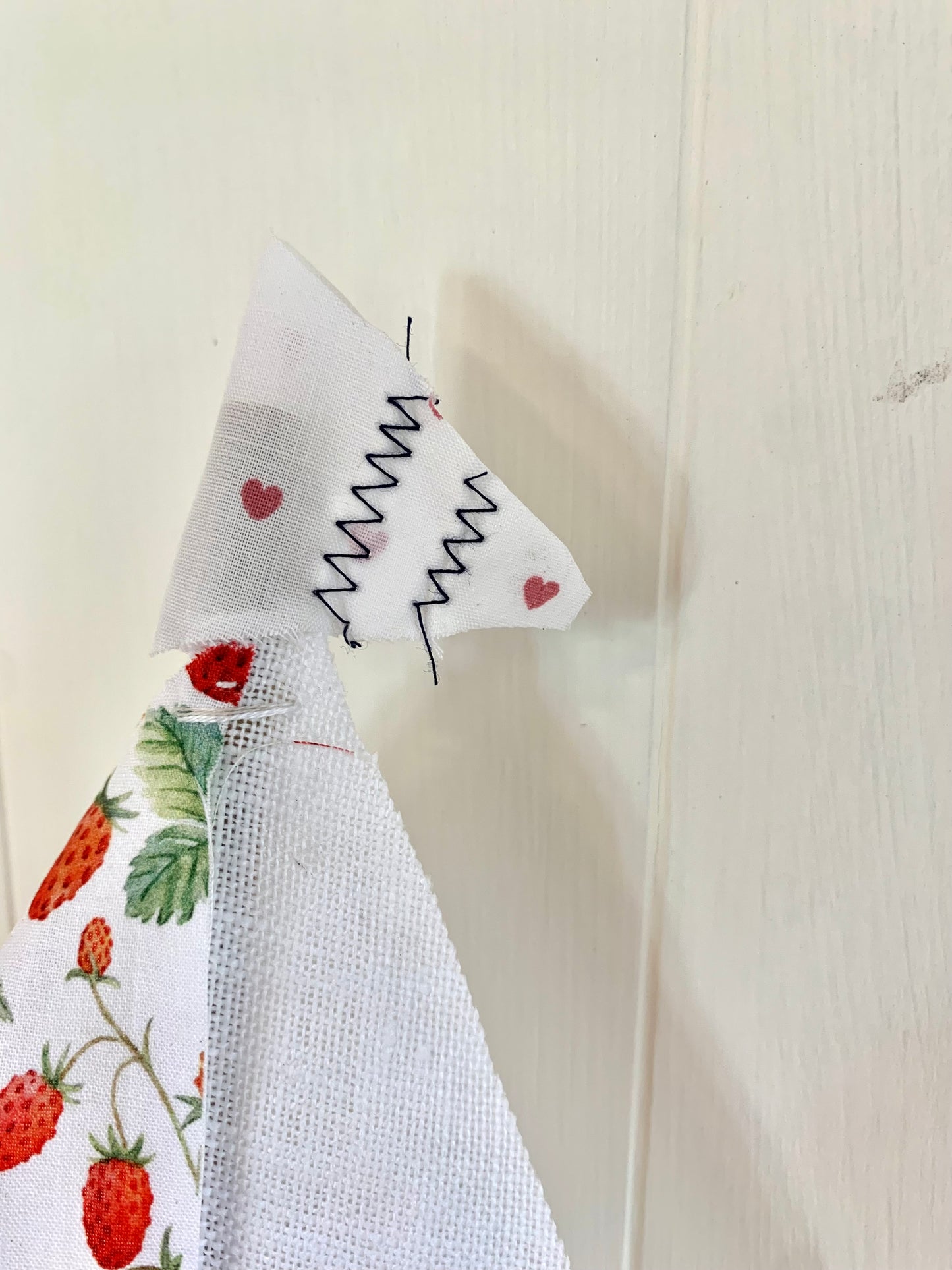 Driftwood sailboat “Raspberries & hearts”
