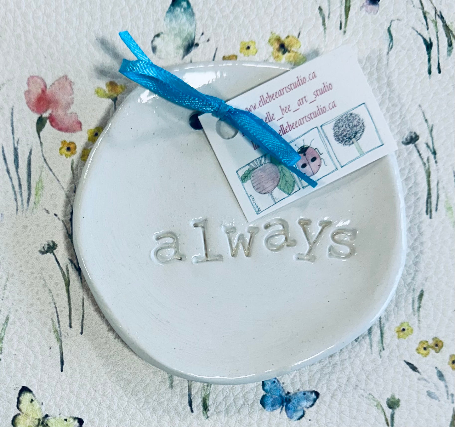 “Always” Ring bearer wedding jewelry dish