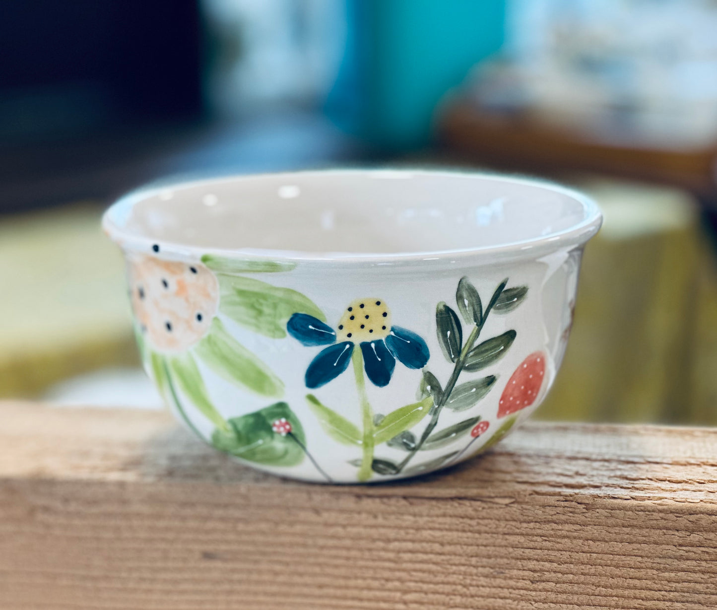 Wildflower Garden Bunny serving bowl