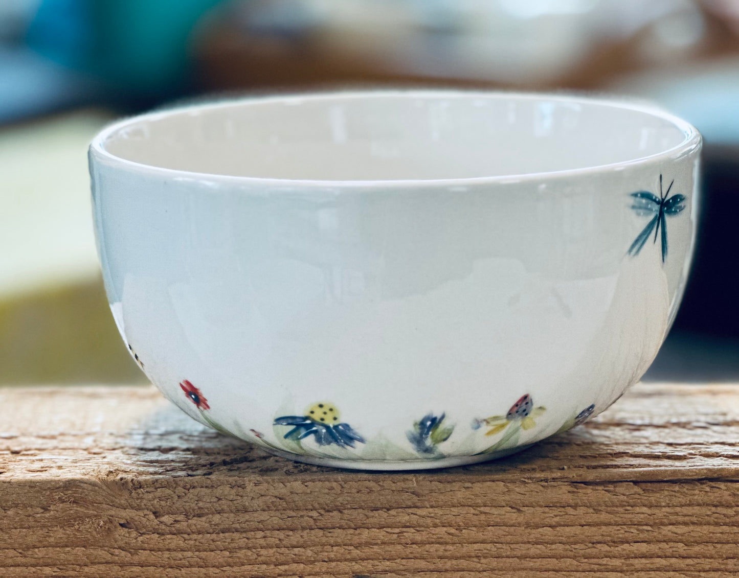 Butterfly Garden cereal bowl