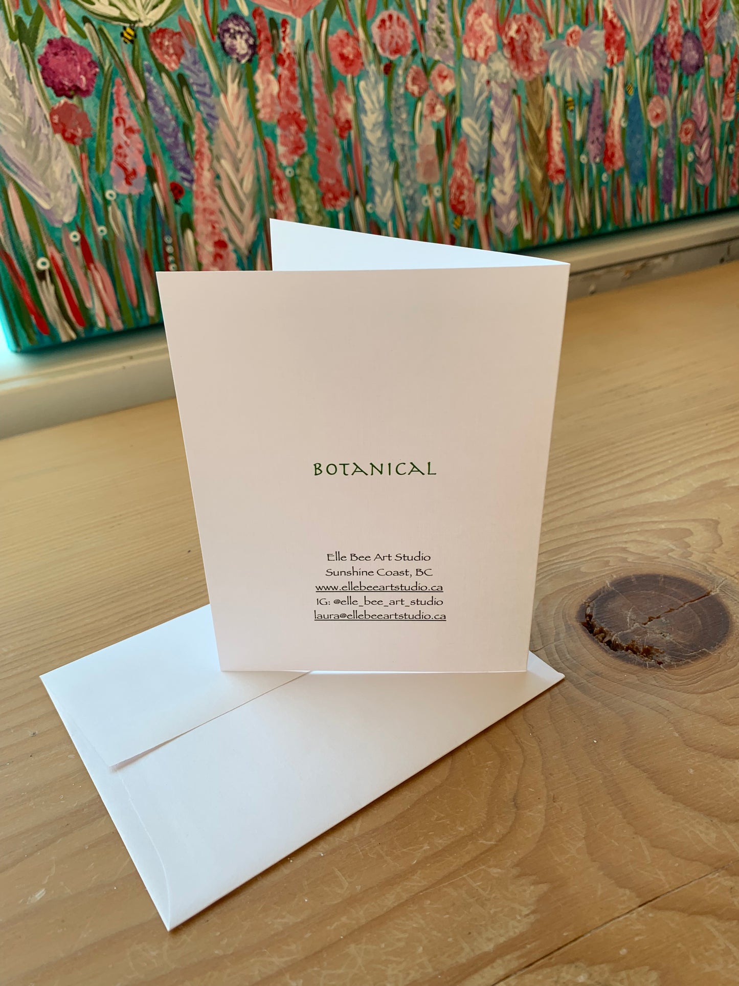 Greeting card "Botanical"