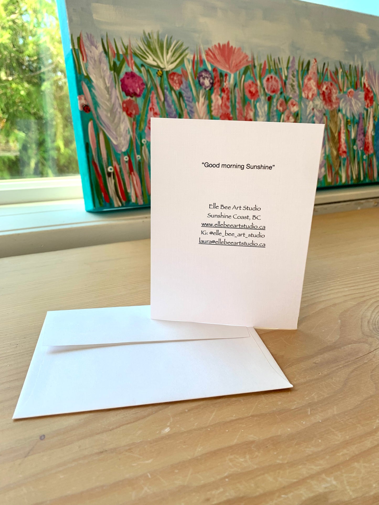 Greeting card "Good morning Sunshine"